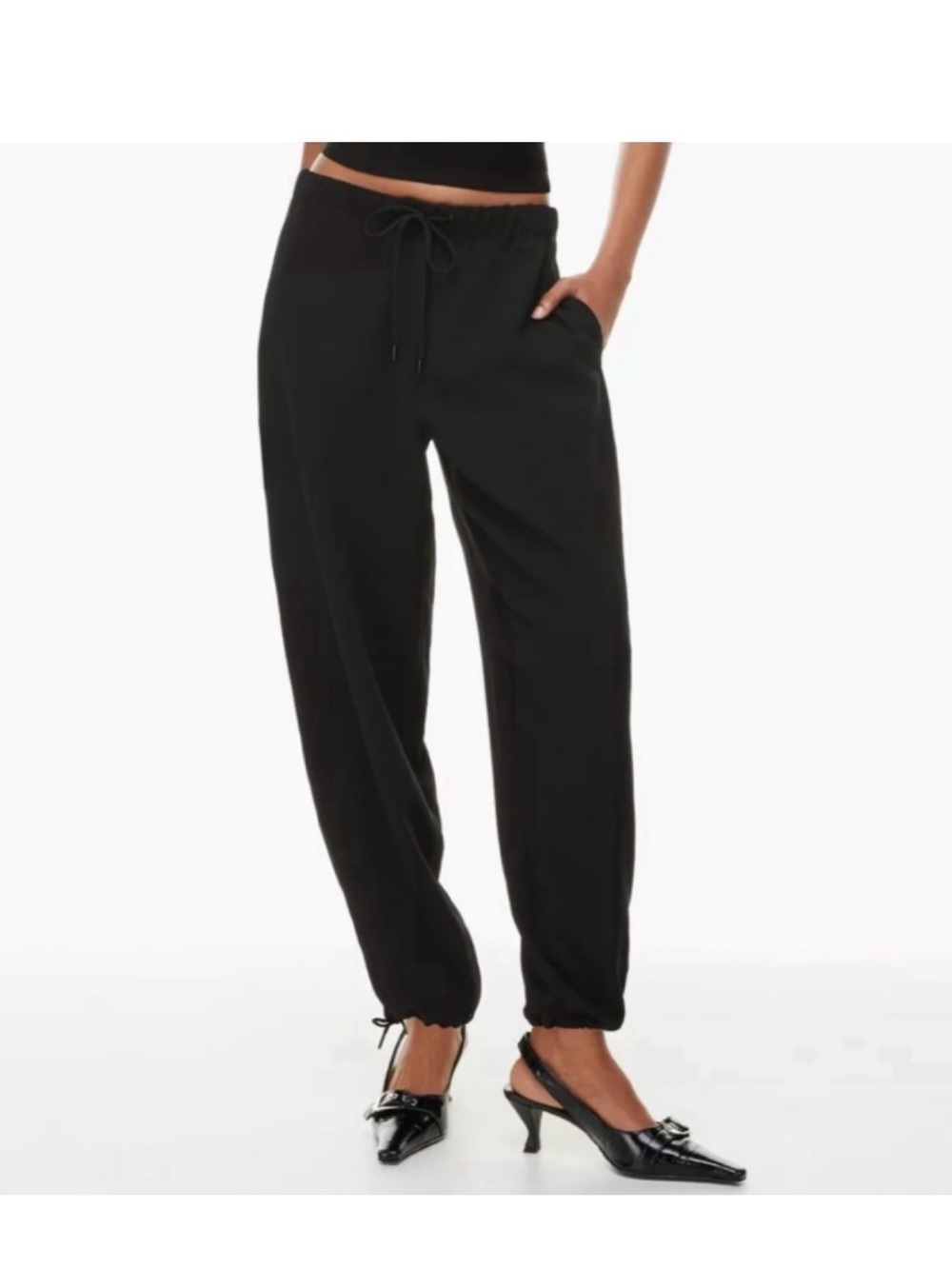 Aritzia Wilfred black Jogger Pants